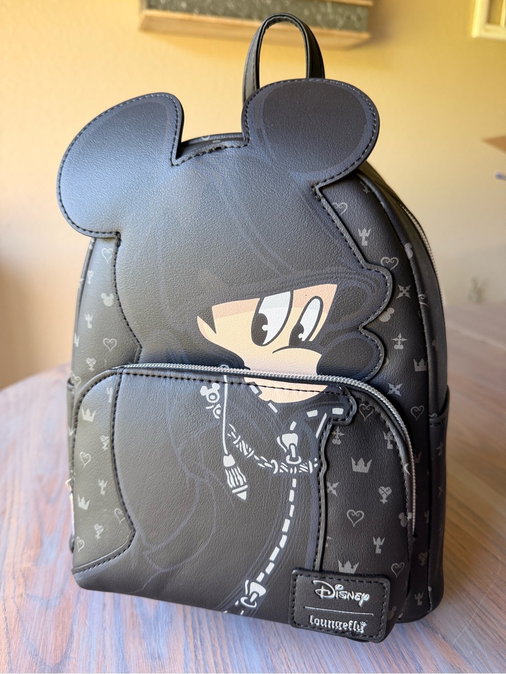 Loungefly Disney Kingdom Hearts Hooded King Mickey Cosplay Mini Backpack